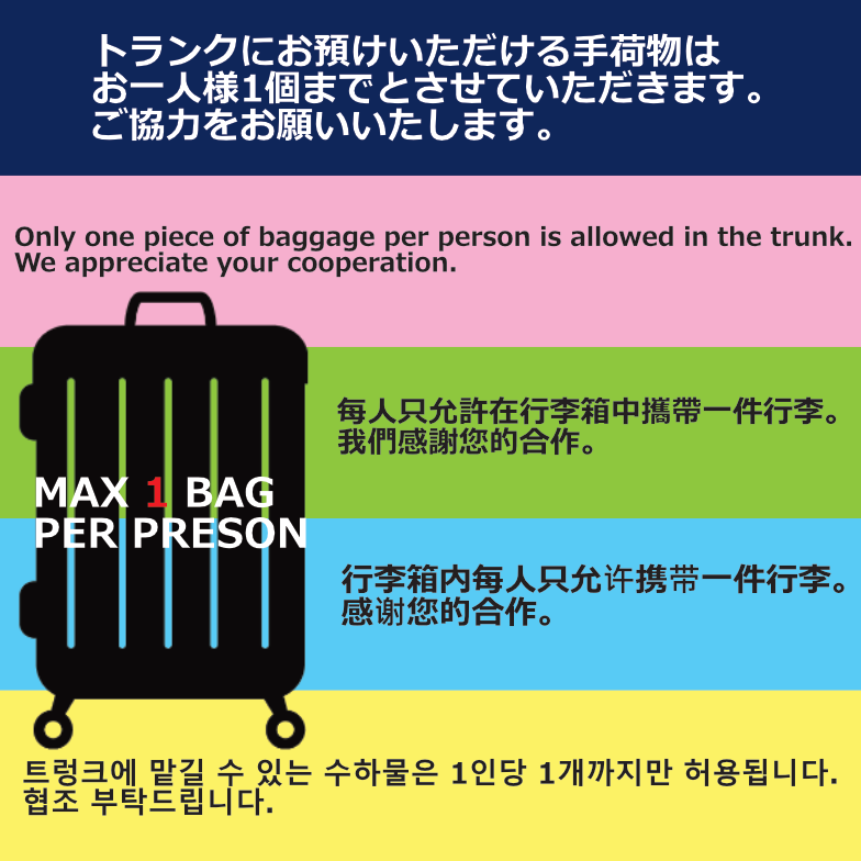 1bag1person